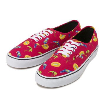 【VANS】 ヴァンズ AUTHENTIC オーセンティック VN0004MLJPI 16FA (POOLVIBE)RD/WH 10H(28.5)