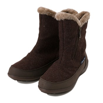 レディース 【HAWKINS】 ホーキンス スノーブーツ LILLIAN WT 4.5 HW90095 DK.BROWN XL(24.5-25cm)