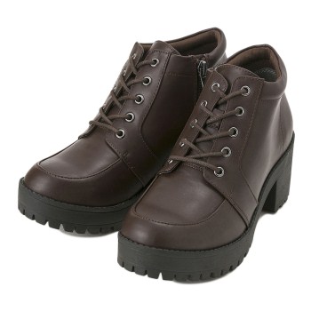 レディース 【NUOVO】 ヌオーヴォ ボリュームソールブーツ MC HOLE PAD 6.5 NC80100 DK.BROWN XL(24.5-25cm)