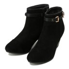 レディース 【NUOVO】 ヌオーヴォ カジュアルブーツ COMBI BIT 6.5 NC80096 S/BLACK M(23.5cm-)