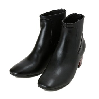 レディース 【NUOVO】 ヌオーヴォ フィットブーツ FL SQ SHORT 6 NE80137 BLACK XL(24.5-25cm)