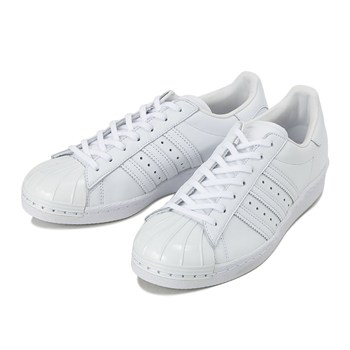 レディース 【ADIDAS】 アディダスオリジナルス SUPERSTAR 80S METAL TOE W スーパースター 80s メタル トゥ W S76540 16FA WHT/WHT/BLK 25