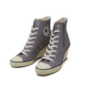 レディース 【CONVERSE】 コンバース ALL STAR WEDGE Z HI オールスター ウェッジ Z ハイ 32099437 GRAY 6(25cm)