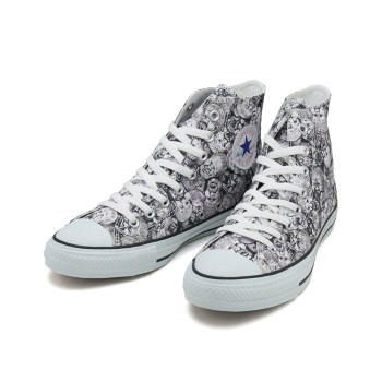 【CONVERSE】 コンバース ALL STAR CMCNIPPON MG II R HI オールスター コミックニッポン MG II ハイ 32960380 WHITE/BLACK 9(27.5cm)