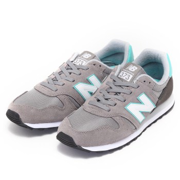 レディース 【NEW BALANCE】 ニューバランス WL373GG ABC-MART限定 *GRAY/GREEN(GG) 25