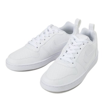 レディース 【NIKE】 ナイキ WMNS NIKE COURT BOROUGH LOW SL ウィメンズ コート バーロウ ロウ SL 845726-111 16FA 111WHITE/WHITE 25.5