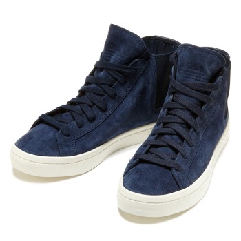 レディース 【ADIDAS】 アディダス COURTVANTAGE SLIP MID W コートバンテージ スリップ ミッド W S79959 16FA NAVY/OFF WHT 25cm