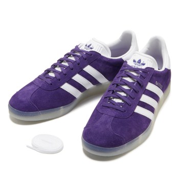 【ADIDAS】 アディダスオリジナルス GAZELLE ガゼル BB5501 16FA PUR/WHT/SILVER 25
