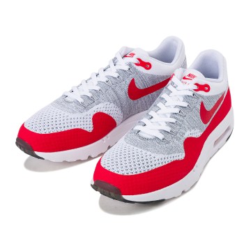 【NIKE】 ナイキ NIKE AIR MAX 1 ULTRA FLYKNIT エアマックス 1 ウルトラ フライニット 843384-101 16FA 101WHITE/UNVRED 30