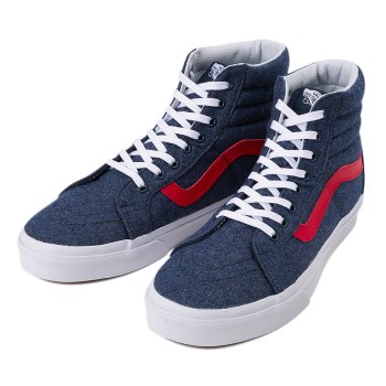 【VANS】 ヴァンズ SK8-HI REISSUE スケートハイ リイシュー VN0004OKJSM F16 (VAR)NVY/T.WH 11(29)