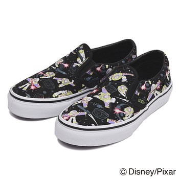 [トイ・ストーリー] キッズ 【VANS】 ヴァンズ CLASSIC SLIP-ON クラシックスリッポン VN0A32QIM4X 16FA (TS)BUZZ/T.WH 18cm(13)
