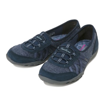 レディース 【SKECHERS】 スケッチャーズ BREATHE-EASY-NEWSIE ブレスイージー ニュージー 22549 NVY 24.5
