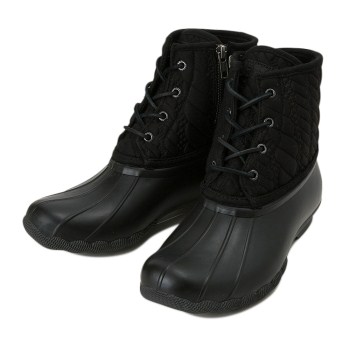 【SPERRY TOPSIDER】 スペリー トップサイダー SALTWATER ROPE EMBOSS NEOPRENE ソルトウォーターロぺ エンボス ネオプレーン STS97183 BLACK 8(25)