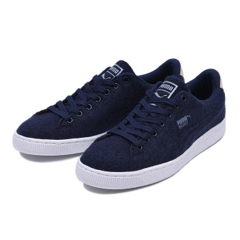 【PUMA】 プーマ BASKET CLASSIC EMBOSSED WOOL バスケットクラシック エンボスドウール 361350 *02PEACOAT-TEMP 29cm