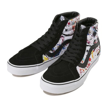 【VANS】 ヴァンズ SK8-HI REISSUE スケートハイ リイシュー VN0A2XSBM0U 16FA (PAINT SPLATTER 4H(22.5)