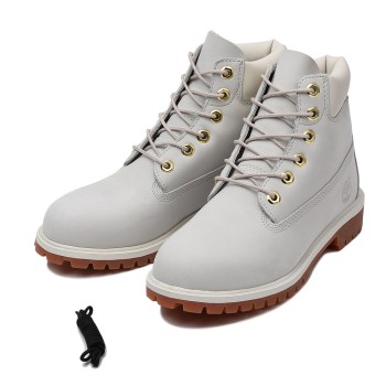 6インチキャンペーン レディース 【Timberland】 ティンバーランド W'S 6 IN PREMIUM BOOT (JR) ウィメンズ 6インチ プレミアム ブーツ A19FH 16FA *WHITE ABC-MART限定 7(25)