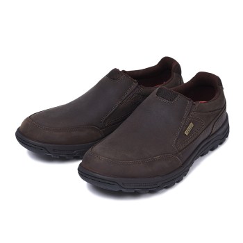 【ROCKPORT】ロックポート 防水アウトドアシューズ TRAIL TECHNIQUE トレイルテクニック ウォータープルーフ V82286 WP SLIPON DARK BROWN 6H(24.5)