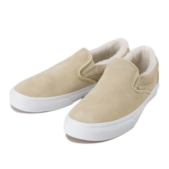 【VANS】 ヴァンズ CLASSIC SLIP-ON クラシックスリッポン VN0A33TBM4G 16HO (SUE/FLEECE)KHA 10(28cm)