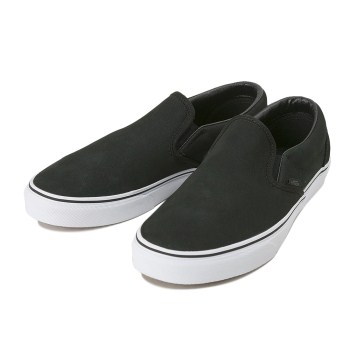 【VANS】 ヴァンズ CLAS.SLIP-ON クラシックスリッポン VN0A33TBII7 16HO (PREM LEA)BLACK 10(28cm)