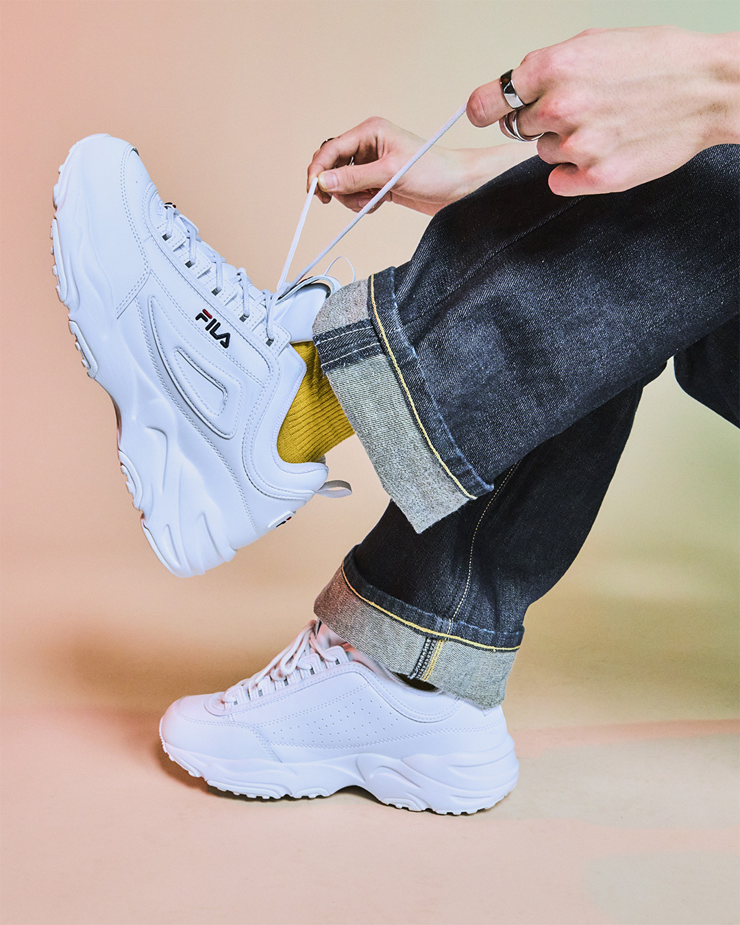 FILA DISTRACER�~ ROIROM��2�e�b�t�B���b�l��H�Ȃ��� �R�[�f�B�l�[�g