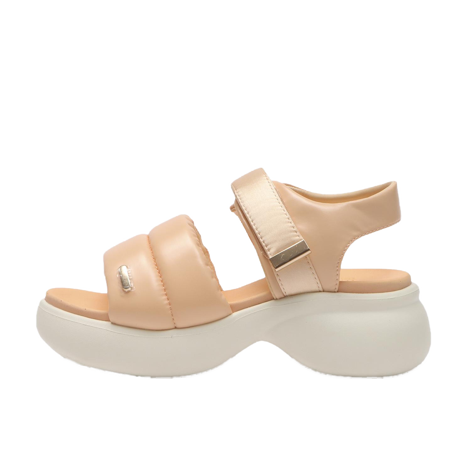 ���f�B�[�X �yABC SELECT�z �G�[�r�[�V�[�Z���N�g CL VL PUFF SANDAL 6 �{�����[���p�t�T���_�� 6 W2064 ORANGE