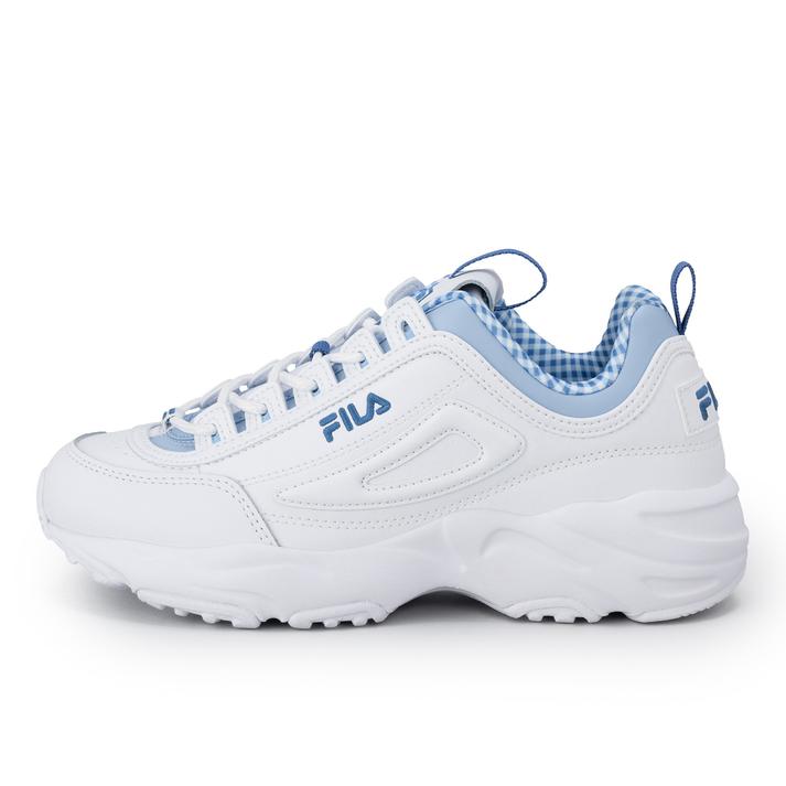 �yFILA�z �t�B�� DISTRACER CHECK �f�B�X�g���[�T�[�`�F�b�N FU0106501102 ABC-MART���� *White/Blue