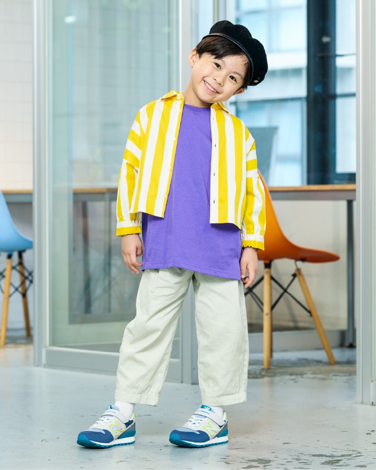 2026FW NB996KIDS �J���t�������𑫌�����b�L�b�Y �R�[�f�B�l�[�g