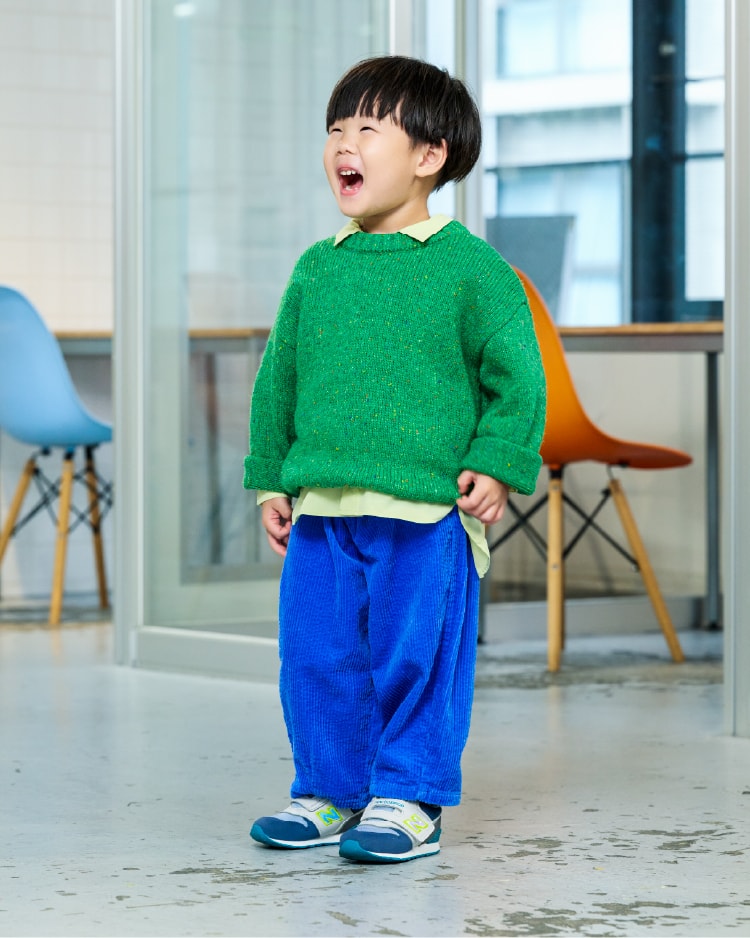 2026FW NB996KIDS �J���t�������𑫌�����b�L�b�Y �R�[�f�B�l�[�g