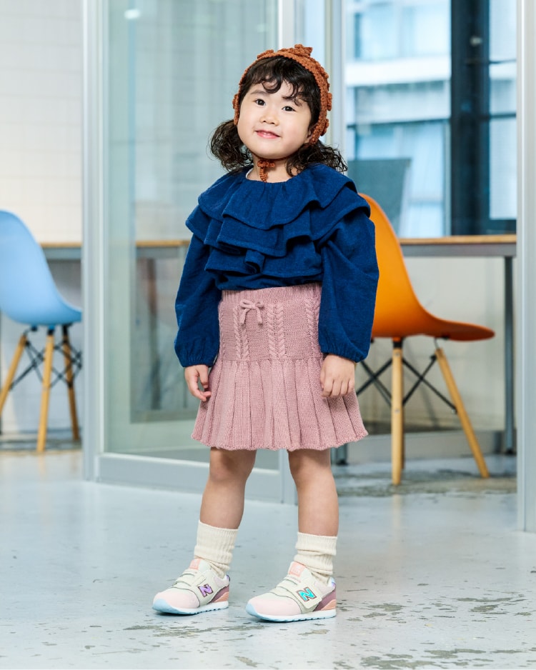 2026FW NB996KIDS �J���t�������𑫌�����b�L�b�Y �R�[�f�B�l�[�g